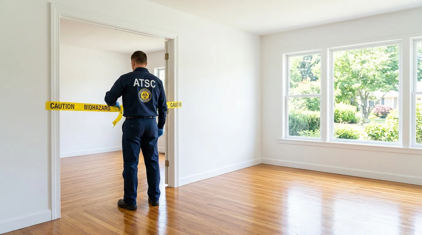 Certified biohazard cleanup crew performing Crime Scene Cleanup in Scottsdale