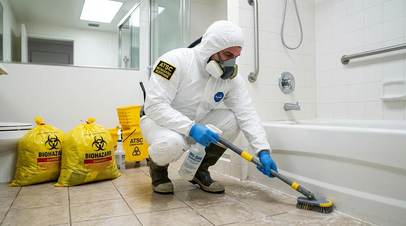 Decontamination equipment deployed for Blood Cleanup in Scottsdale